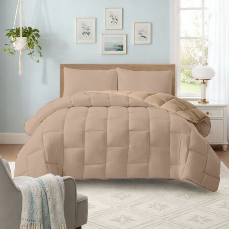 Acolchado Reversible Queen con Fundas Premium