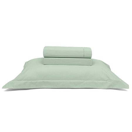 Juego de Sábanas de 230 hilos Reffin 1 plaza color Menta