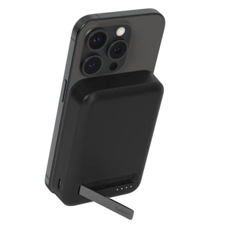 Batería externa magnetica Belkin 10.000 mAh Stand Qi2 15W Negro