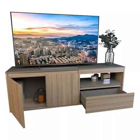 Rack de TV Borgia DS Home Gris Cocobolo 154x52x36 cm