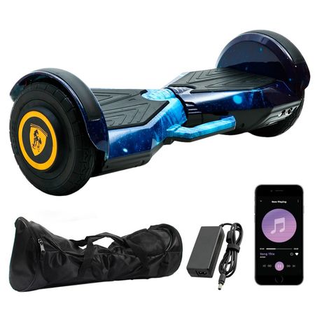 Patineta Eléctrica Gadnic Hoverboard Blth 8 Pulgadas Azul