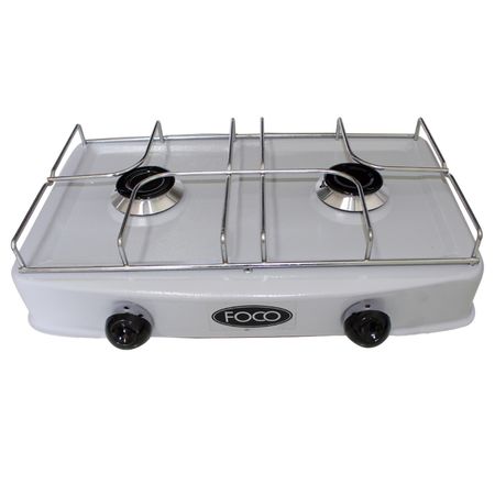 Anafe Foco 2 Hornallas Potenza Gas Natural G/N Aprobado Con Valv