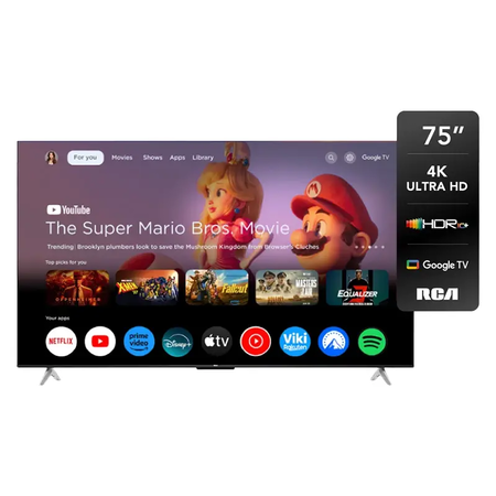 Smart Tv Led Rca 75 Pulgadas 4K G75P7 Uhd Go