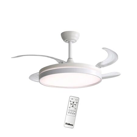 Ventilador de Techo Liliana retractil 106cm Blanco VVTHB603R
