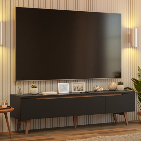 Mueble Para Tv Rack Doha Para Tv Hasta 80 Pulgadas 180 Cm 02