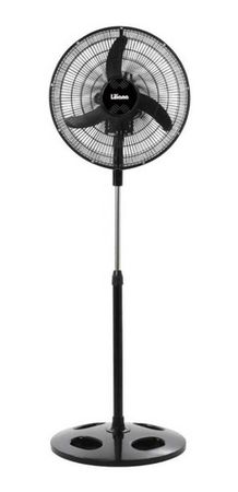 Ventilador De Pie Liliana Vprn18 Negro 3 Palas Plástico 18  