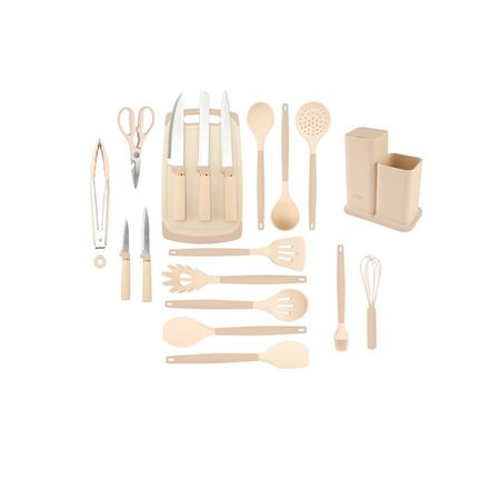 SET DE 19 UTENSILIOS COLOR ARENA VONNE CUSS-AR19