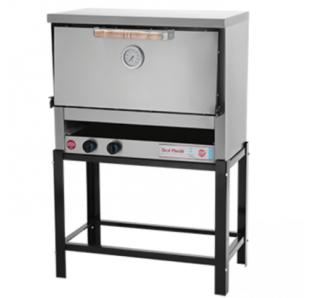 HORNO PASTELERO SOL REAL 367 GAS ENVASADO CIEGO 06 MOLDES ACERO - 4606026