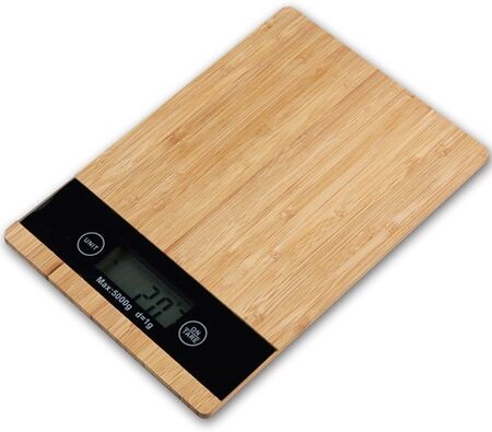 Balanza De Cocina Bamboo