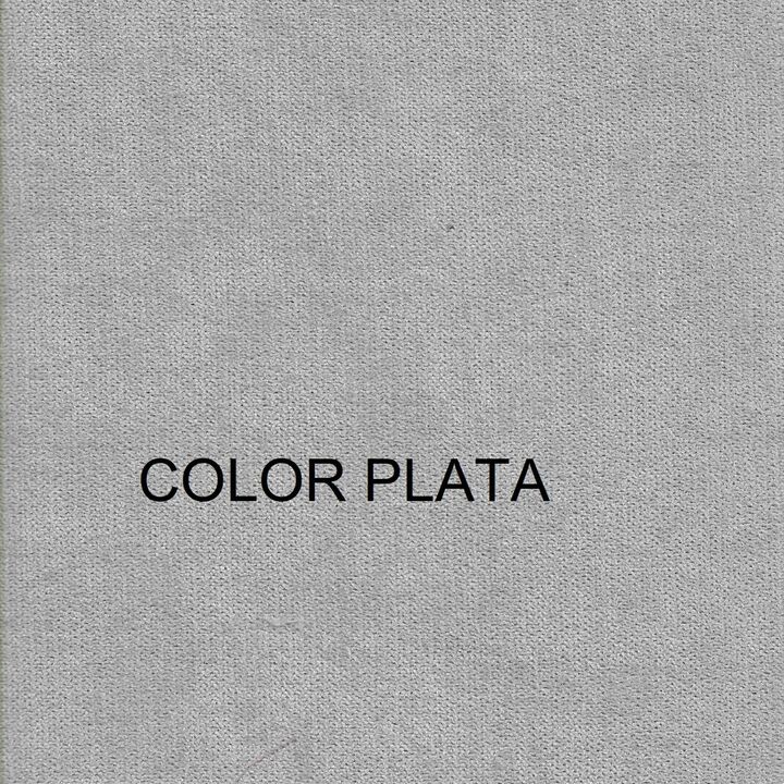 Pack X3 Sillas De Comedor Miranda Dakot Desarmables En Caja Tapizado Plata - Caño Negro - Vista 2