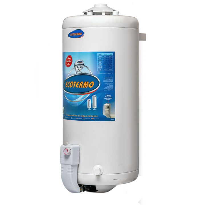 Termotanque Ecotermo 80 Lts Gas Natural Conexion Superior - Vista 2