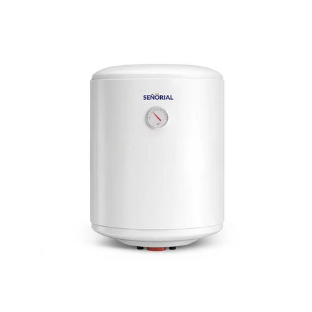 TERMOTANQUE SEÑORIAL ZAFIRO 2.0 ELECTRICO 1800 WTS 50 LTS INFERIOR DE COLGAR BLANCO