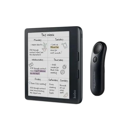 E-reader Kobo Libra Colour Negro 32gb Pantalla 7" Tactil Con Kobo Remote Negro