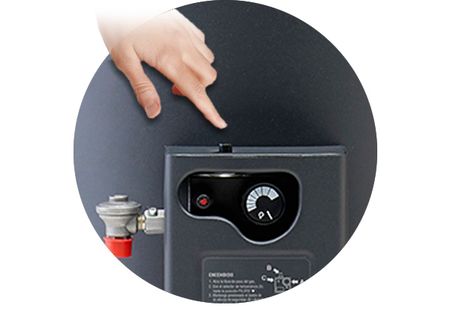 Termotanque a gas LONGVIE TP350AR 48lts gas natural alta recuperacion eficiencia A