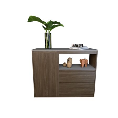 Bahiut 1.10 Mts Linea Terrae Tables Cod: 4025 Nogal y Gris