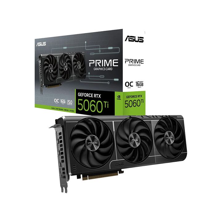 Placa de Video Asus 16GB RTX5060 TI Prime OC GDDR7 - Vista 1