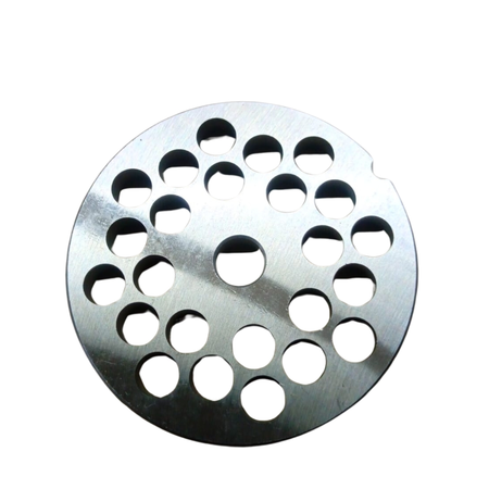Disco Picadora Carne Acero Inox Fineschi Nº32 Diámetro 12cm Plateado