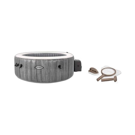 Combo Spa Intex Greywood 795L 4P + Kit Mantenimiento