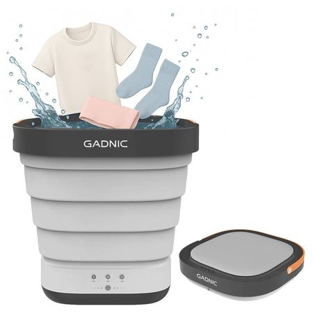 Mini Lavadora Secadora Gadnic 2 En 1 Plegable Portátil