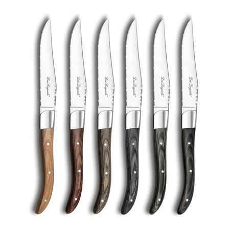 Set x 6 cuchillos Acero Inoxidable con filo Lou Laguiole Amefa Louis