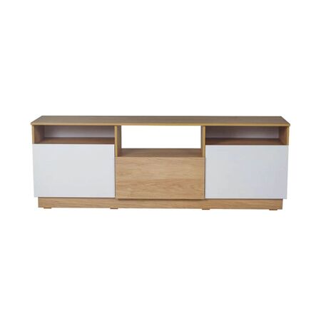 RACK RICCHEZZE MUNDIAL MESSINA HICKORY / BLANCO 180 CM
