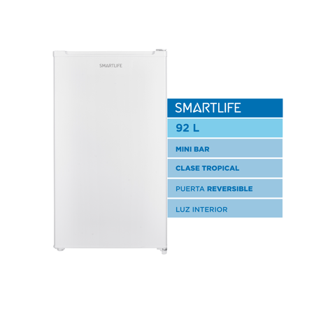 Heladera Bajo Mesada Smartlife RMB090WH 92L blanca