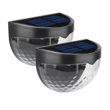 Aplique Solar Nexumde Pared Media Esfera x 2 Unidades Luz Fría