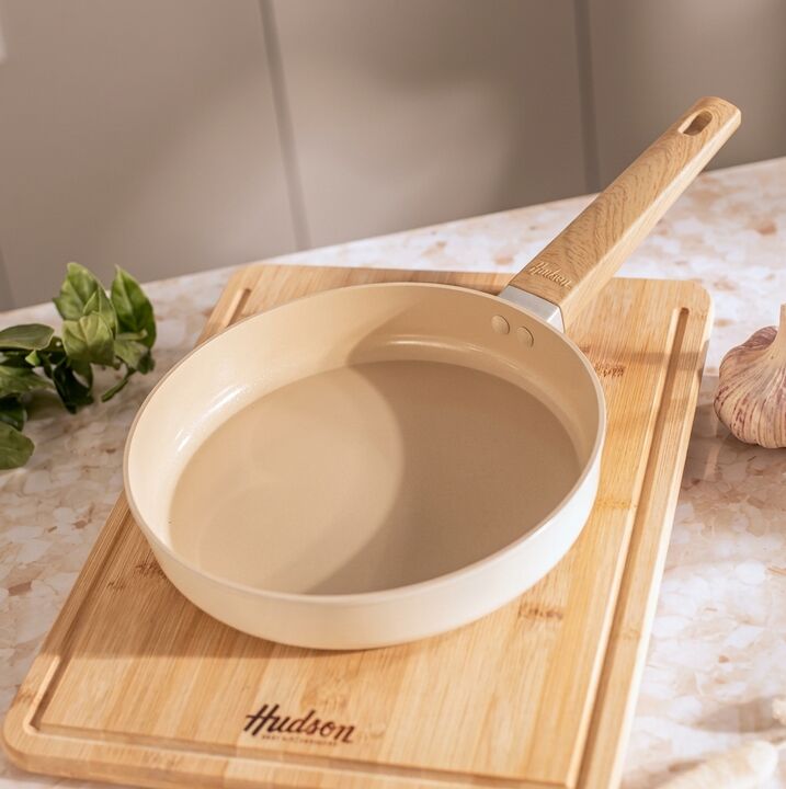 Sartén Antiadherente Hudson Harmony 20cm Inducción Aluminio Forjado Beige - Vista 2