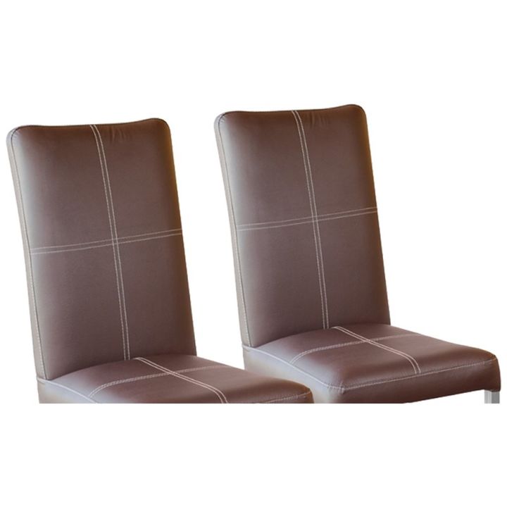 Silla Muebles Aimaretti Praga X2 Platino Y Marron - Vista 3