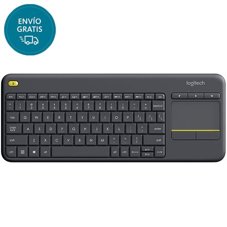 Teclado Logitech K400 Plus Wifi Touch Negro