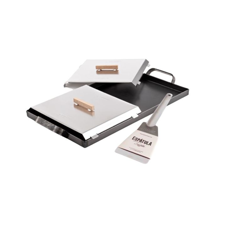 Kit Plancheta de 2 hornallas con Set de Tapas y Espatula - La Planchetta - Vista 1