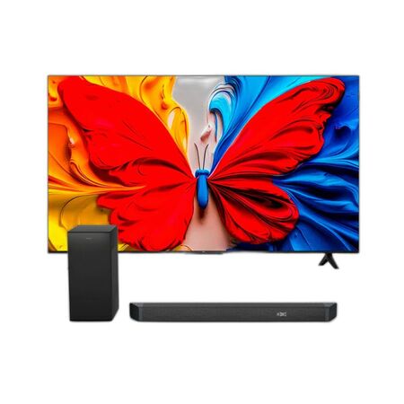 Combo Smart TV TCL 50" QLED FHD + Barra Philips 2.1 240W
