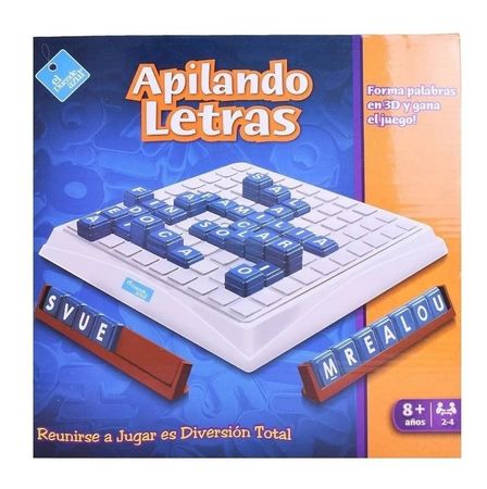 Juego De Mesa Apilando Letras ( 7467)