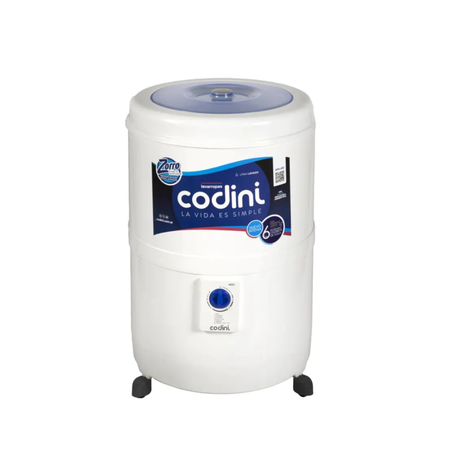 Lavarropas Codini Semiautomático 10 Kg Silent 4051
