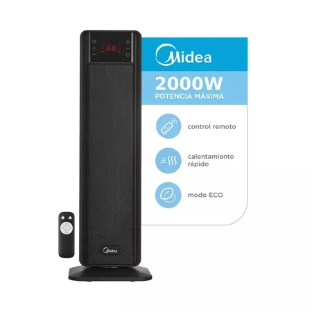 Calefactor Torre Midea Tch2Kwar1 2000W