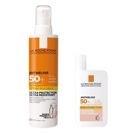 Set Anthelios Shaka Cc +spray Invisible 200ml La Roche Posay
