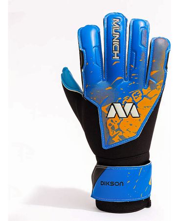Guantes Arquero Munich Futbol Dikson Adultos Ninos Azul 5