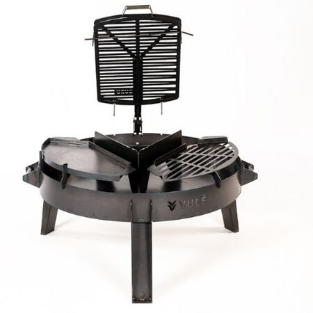 Fogonero Vule Gurú Asador Con Parrilla Y Plancha 93 Cm