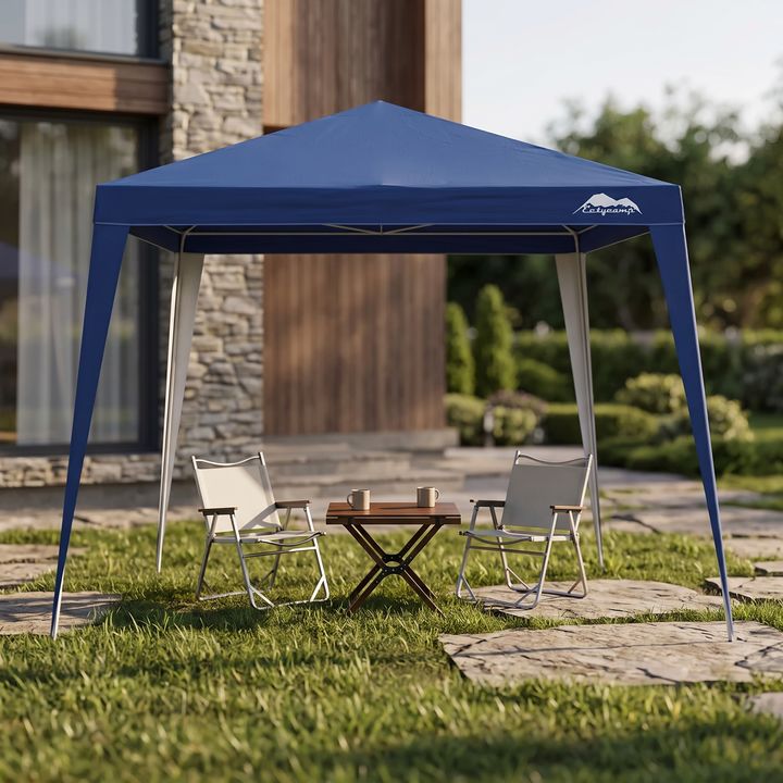 Gazebo Outdoors Easycamp 7030 3x3m Rafia Impermeable Azul - Vista 4