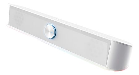 Parlante Barra de Sonido Trust Thorne Blanco USB LED 6W