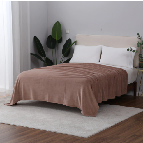 Frazada super suave 2 plazas y media BEIGE - Vista 2