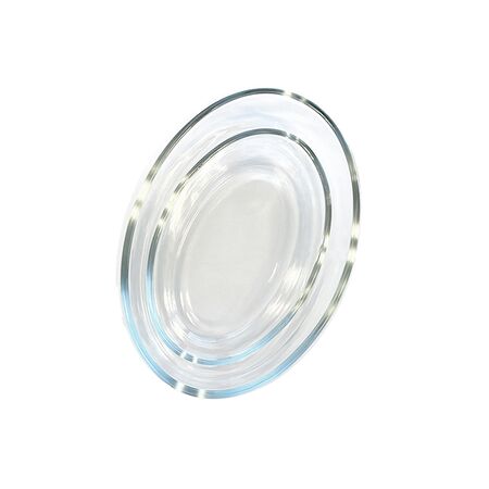 Set De 2 Fuentes De Vidrio Ovaladas 1.6L 2.4L
