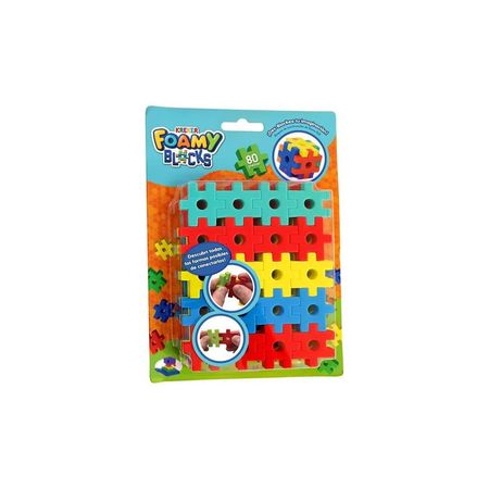 Foamy Blocks Construcción Goma Eva 80pzs 1818 Kreker
