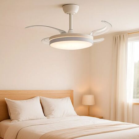 Ventilador De Techo Liliana Retractil 42 Vthb603r - Full