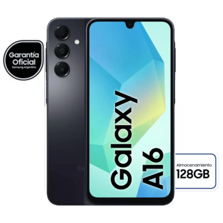 Celular Samsung Galaxy A16 128GB Negro SM-A165MZKAARO