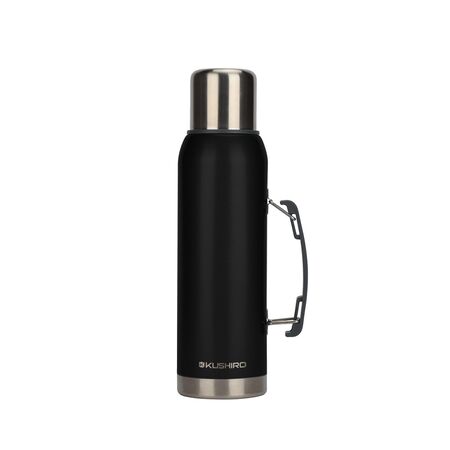 Termo Kushiro 1000 ml con Manija 24 h Negro