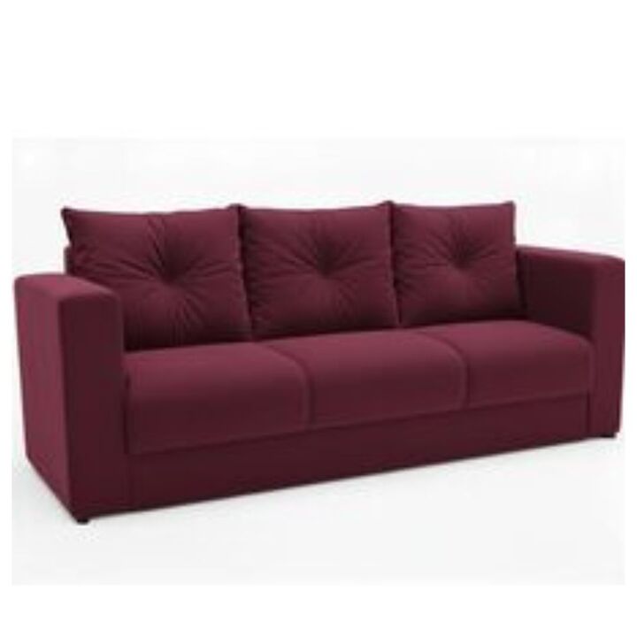 Sillon Yostin tres cuerpos Bordo - Vista 1