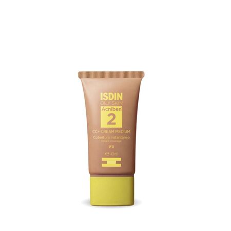 Crema Facial Isdin Acniben CC+ Medium Piel Grasa SPF30 40ml