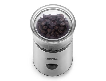 Molinillo Eléctrico de Café Atma MC8141N – Acero Inoxidable – 60g – 150W – Gris
