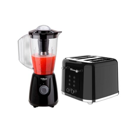 Combo Licuadora Liliana Licuapic 500W 1.5L + Tostadora 2200W 4 Rebanadas